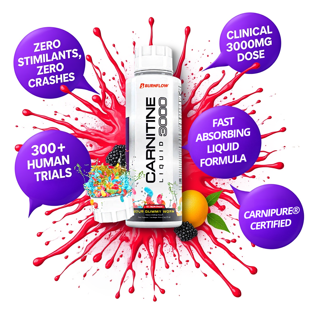 BurnFlow™ Liquid L-Carnitine - Turn Fat Into Energy